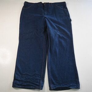 Big Mac‎ 46x32 Vtg USA Made Carpenter Dark Cotton Mens Jeans